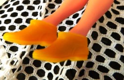 yellow boots a